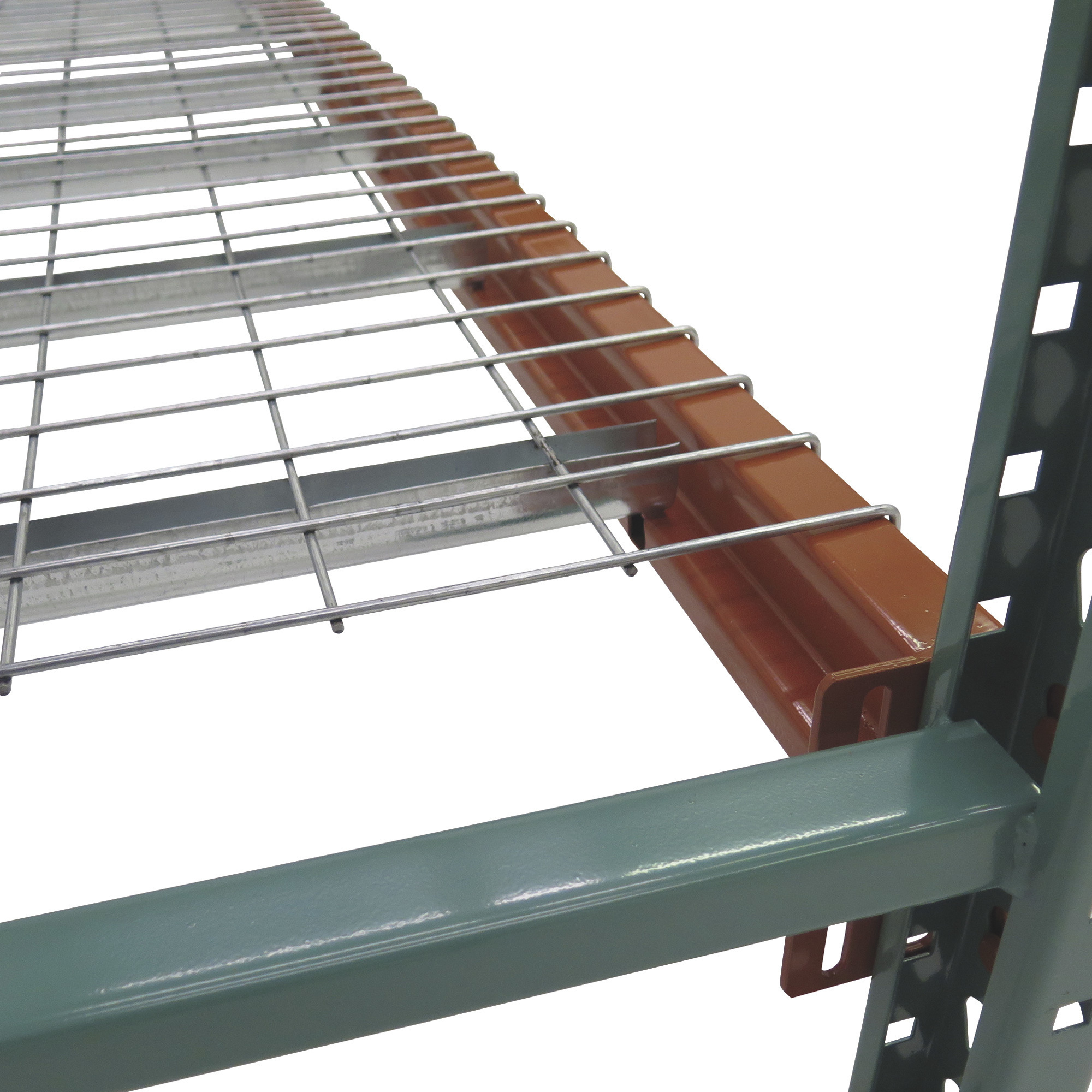 AK Heavy-Duty Pallet Rack Wire Mesh Deck, 36in. x 58in., 2500-Lb. Capacity, Step, Model# AK-WDU-36-58